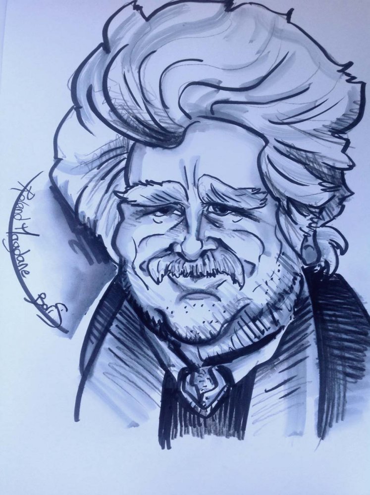 Caricature Roland Magdane