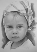 portrait photo fusain dessin sur commande