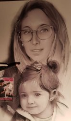 portrait cadeau pour un anniversaire par portraitiste sur Condom