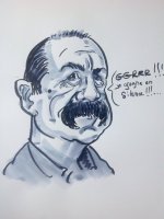 Philippe Martinez caricature