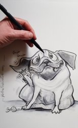 caricature_dessin_chien_louche_caricaturiste
