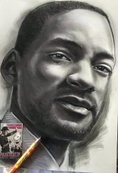 portrait de Will smith sur photo