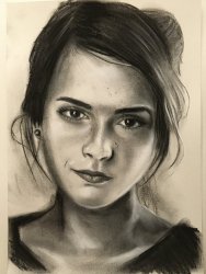 portrait dessin Hermione Harry Potter
