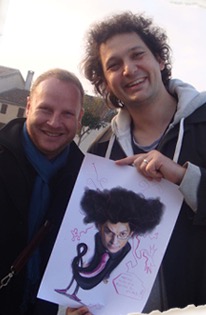 Boris et Eric antoine, magicien à un spectacle sur Auch