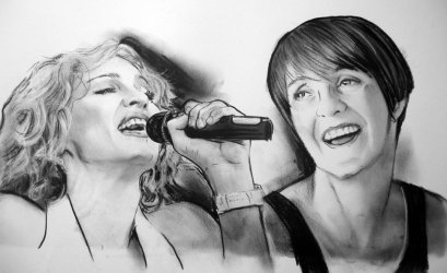 commande de portrait madona et forestier