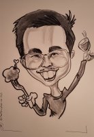 exemple de caricature commande sur le site pour paris