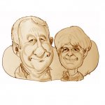 faire-part-caricature_sepia-anniversaire_de_mariage_caricaturiste_sur_auch_t (...)